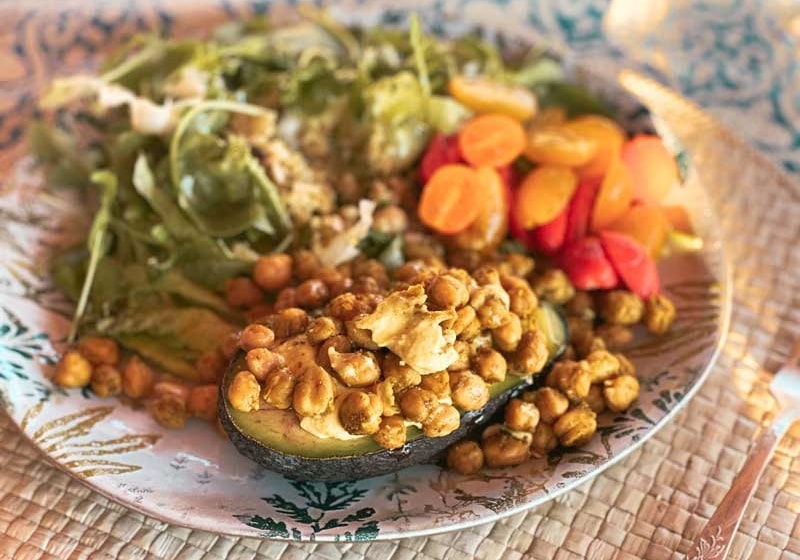 Stuffed Avocado & Vegan Cheese