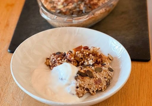 Ayurvedic Oat & Buckwheat Breakfast Bake