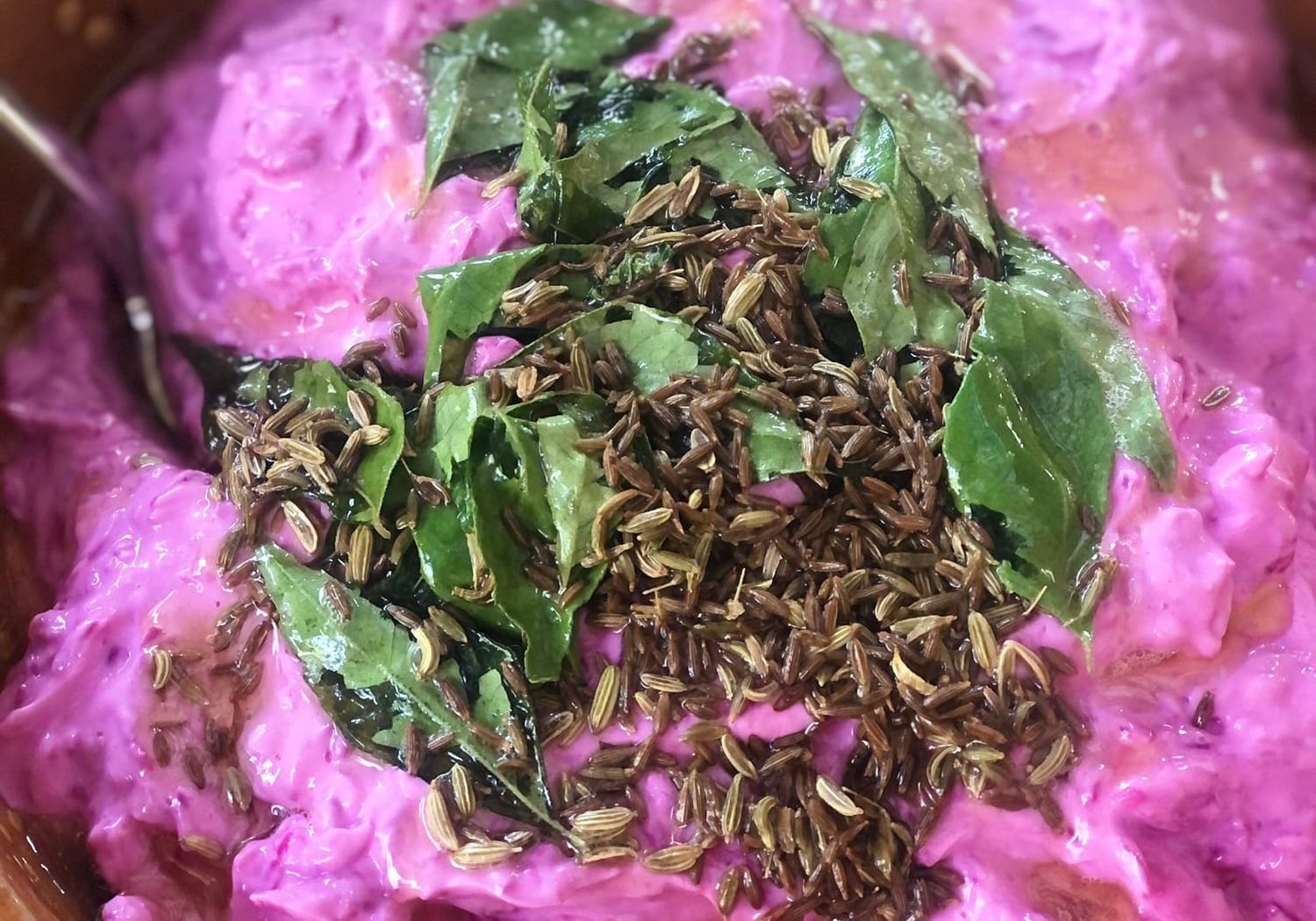 Beet Raita