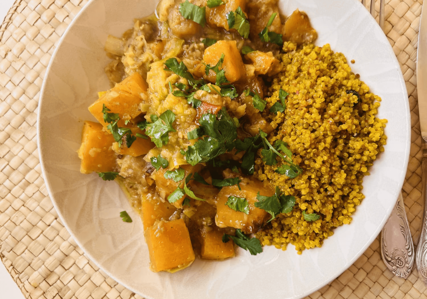 Ayurvedic Roasted Butternut Squash with Miso