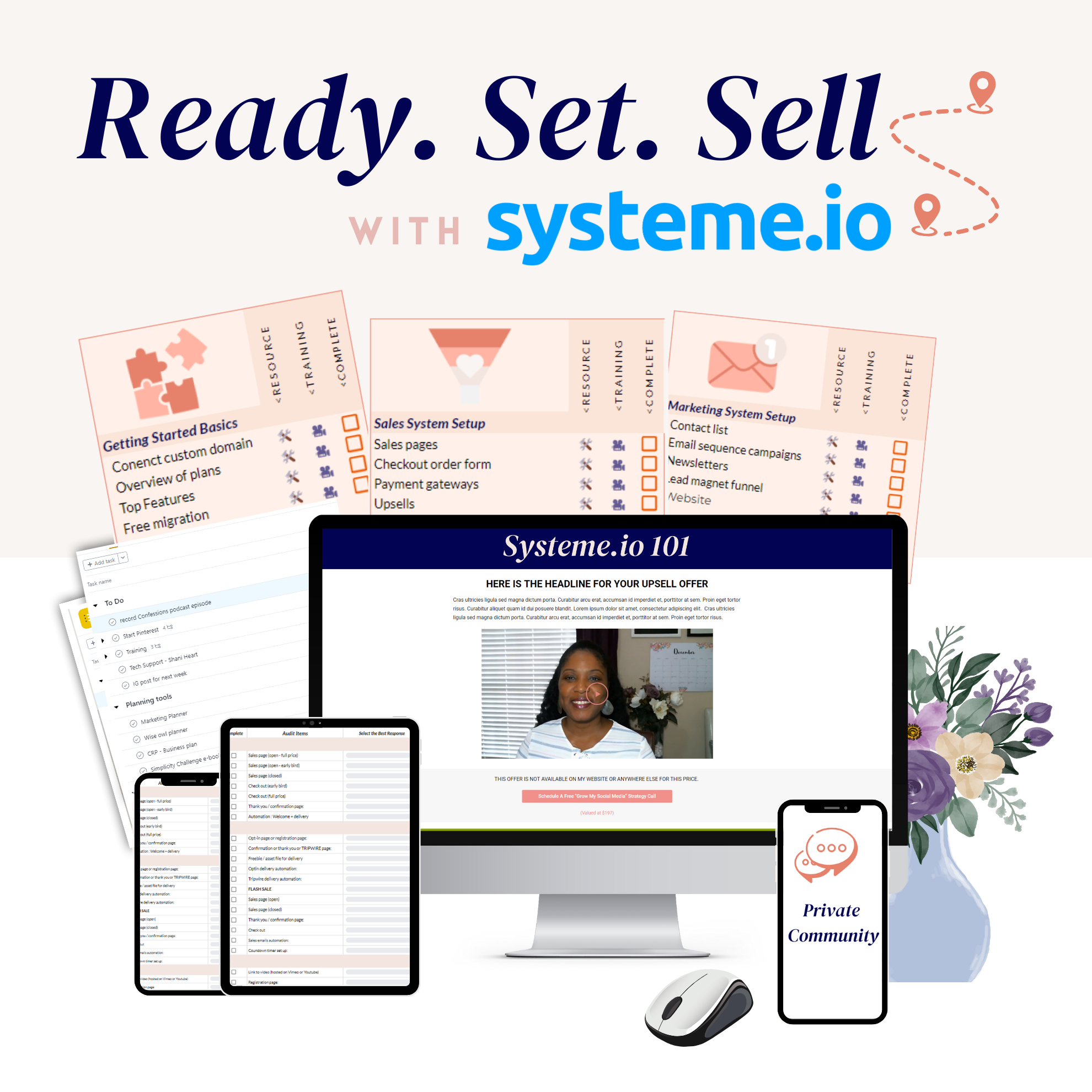 Ready. Set. Sell with Systeme.io
