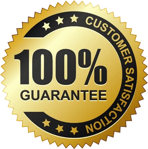 Sello de garantía 100% satisfacción