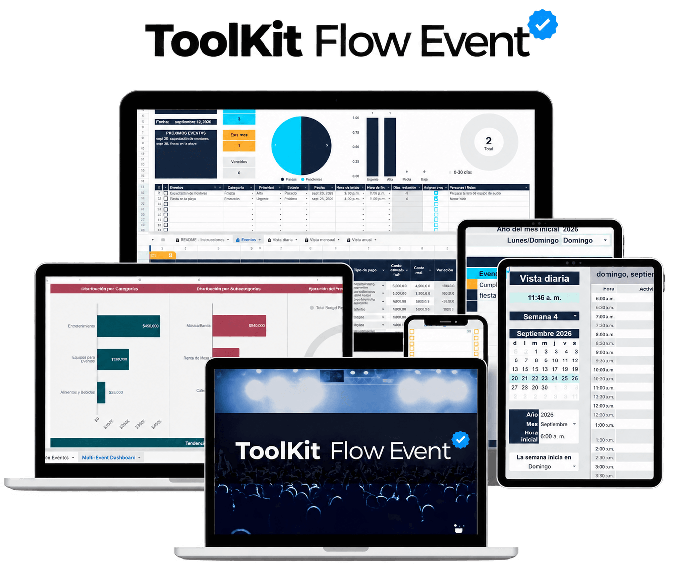 ToolKit Flow Event - vista general del sistema