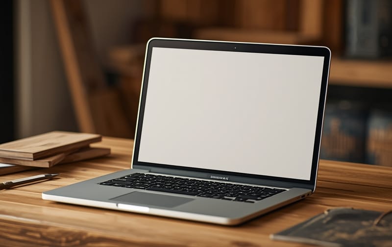 woodworker website laptop