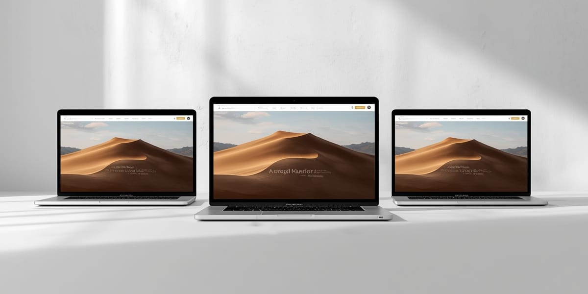 three website laptop smartphone examples