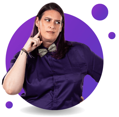 Picture of Mandi advising don't be Frustrated with social media trying to juggle it all