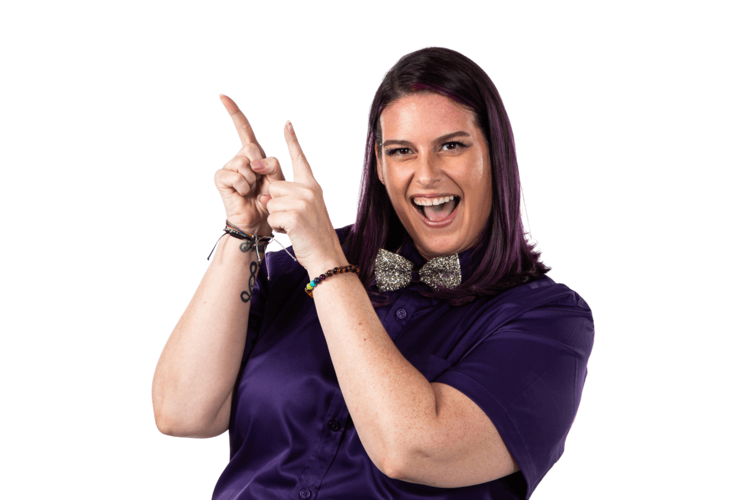 Mandi Image Pointing Up