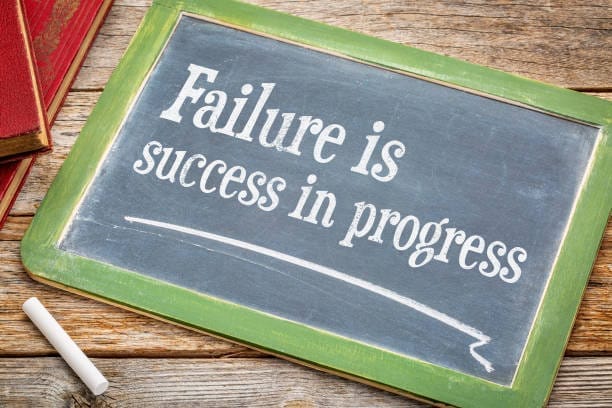failure is a success, how to embrace failure as growth, failure and learning, failure is a part of success