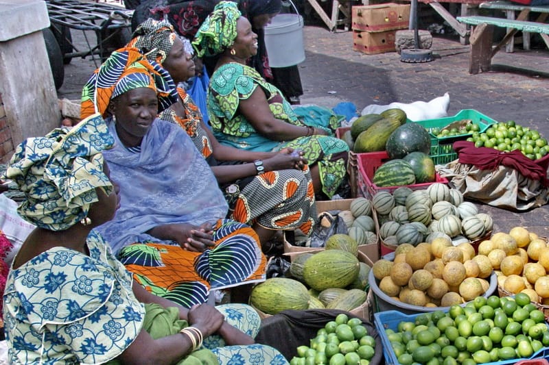 Marché de Saint-Louis, Sénégal