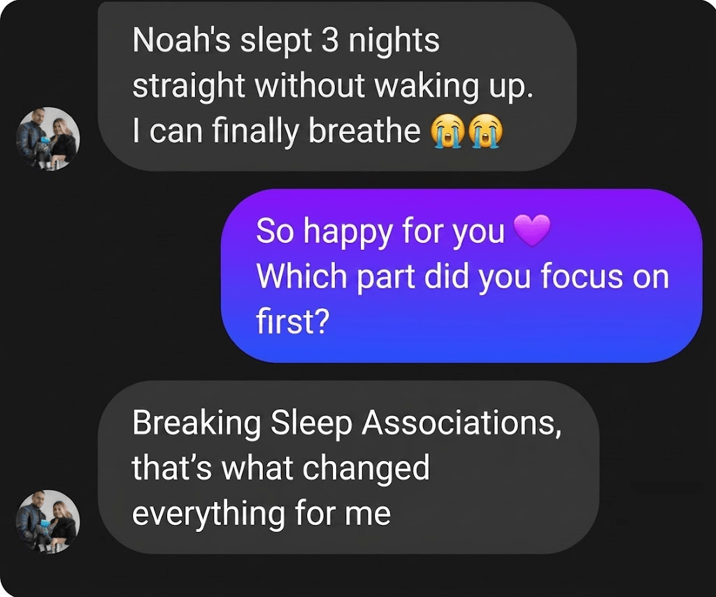 Sister recommendation — gentle sleep method that works