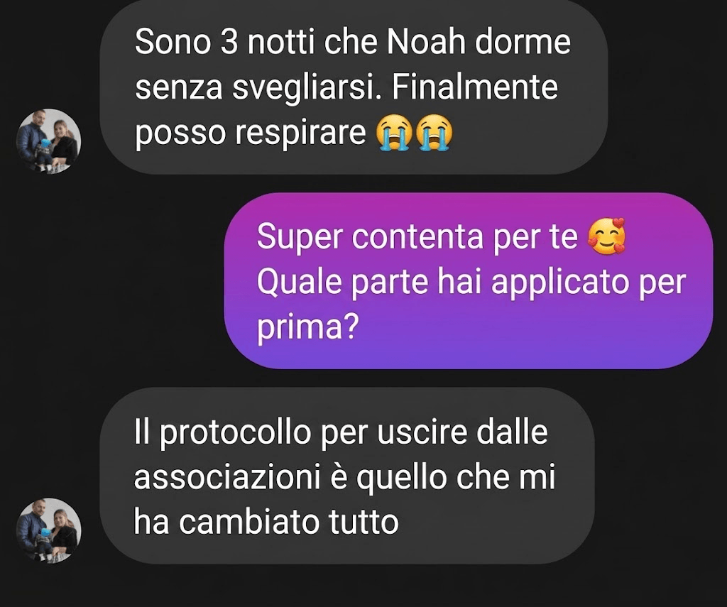Testimonianza Messenger di una mamma