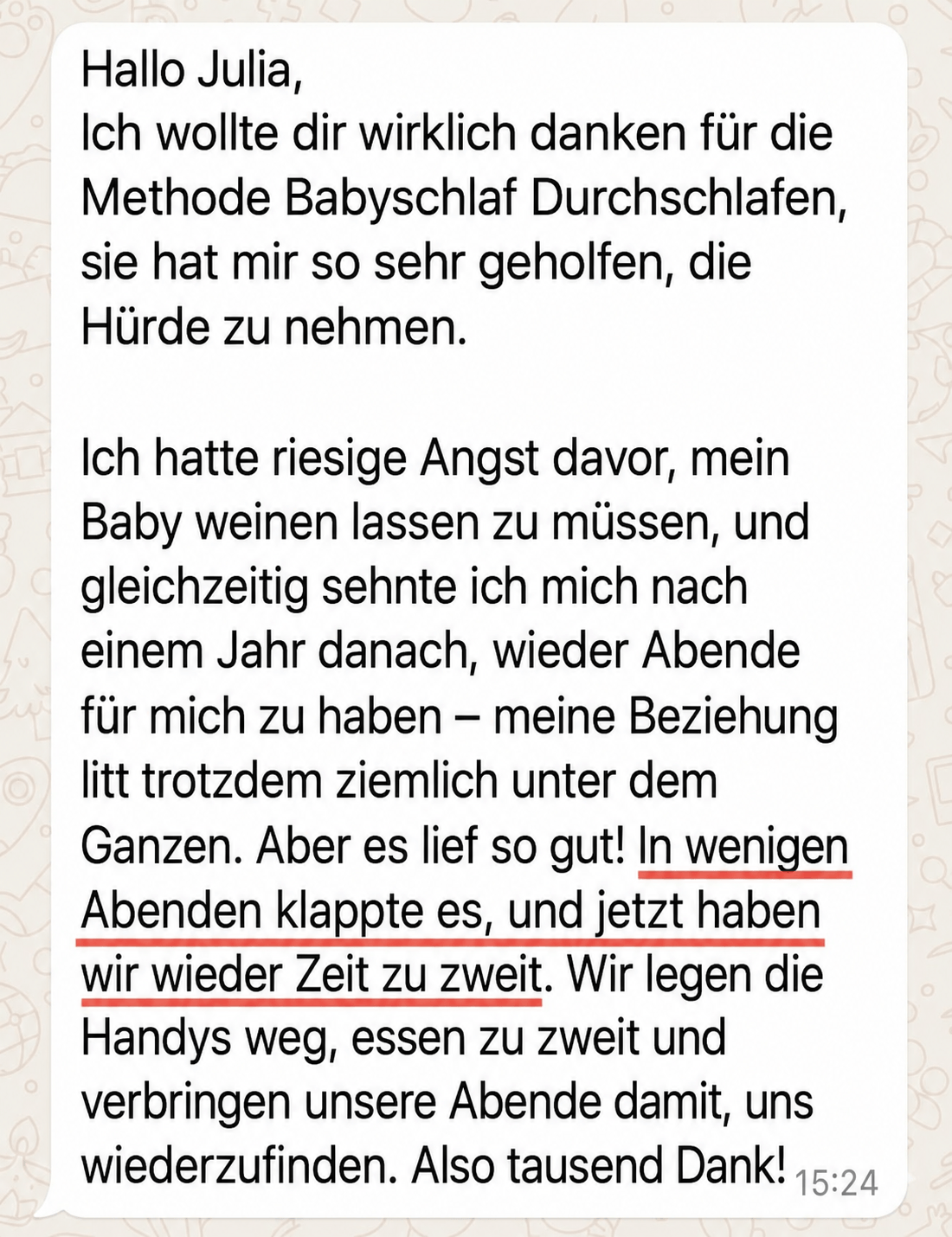 Erfahrungsbericht Mama 5