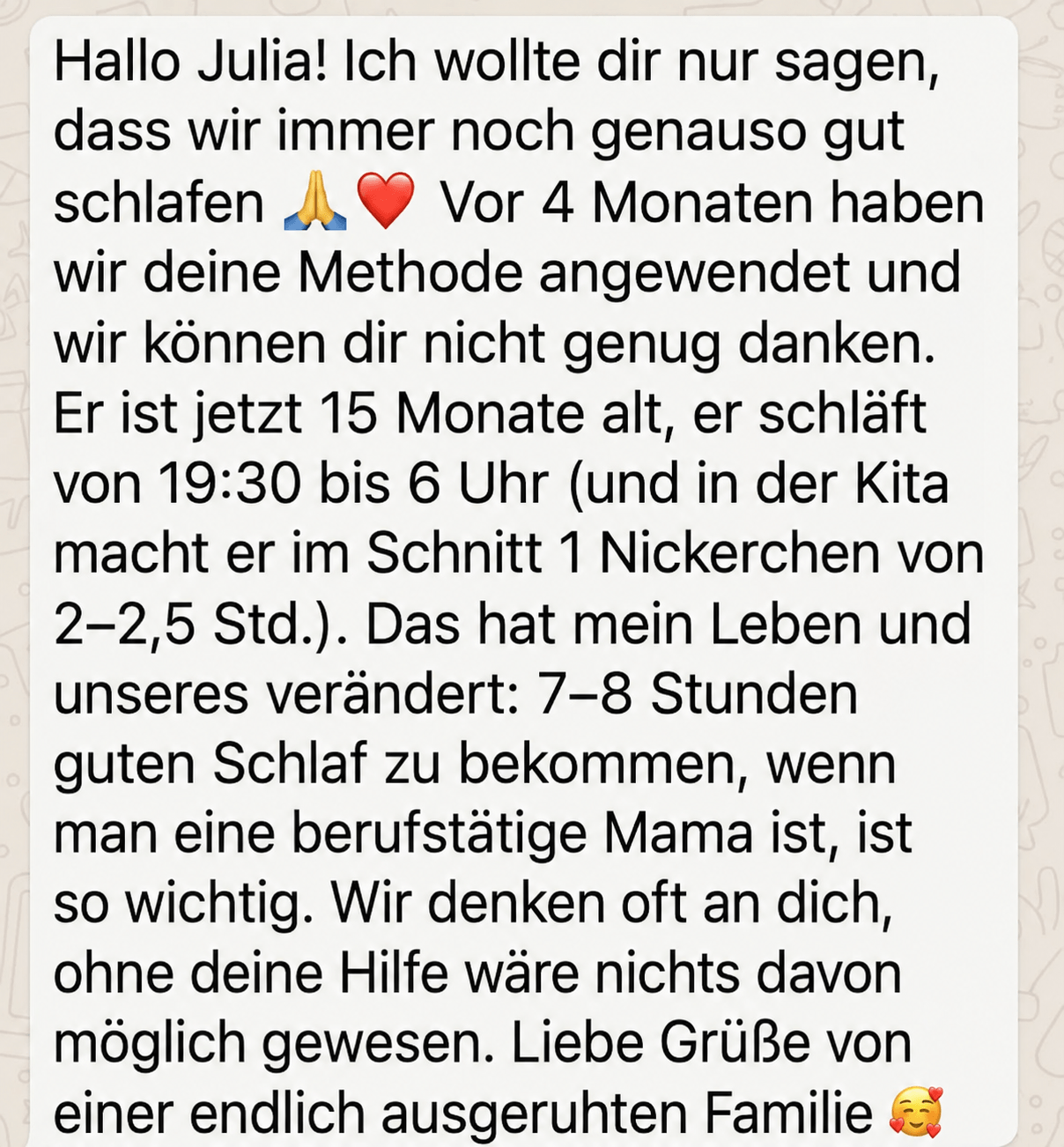 Erfahrungsbericht Mama 7