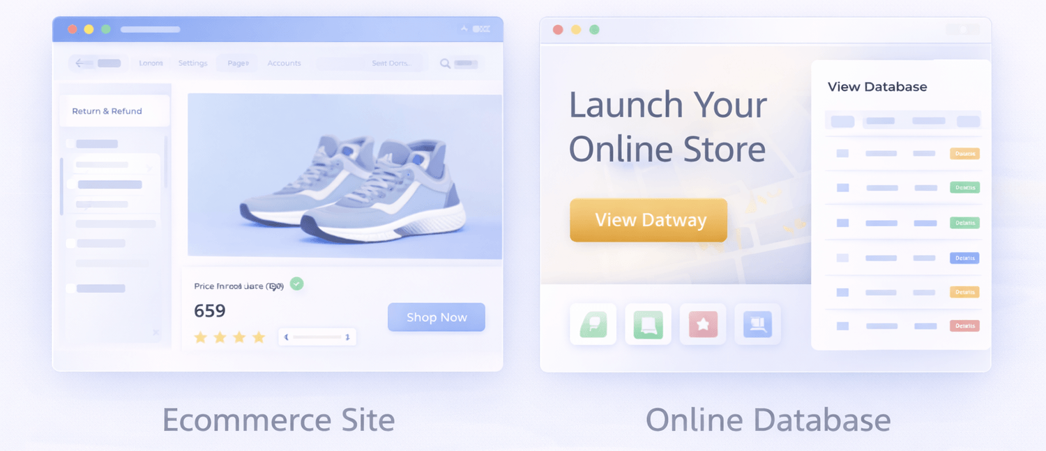 AI content and online database