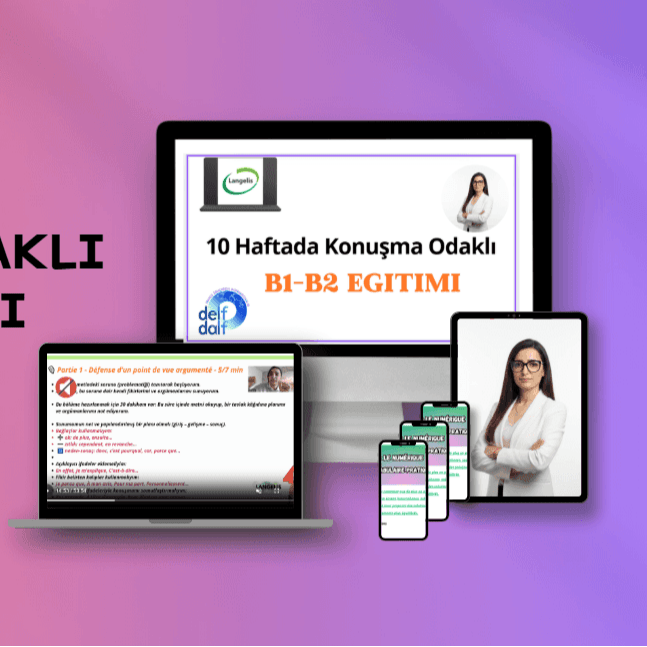 10 haftada KONUSMA ODAKLI Fransızca B1-B2  Programı