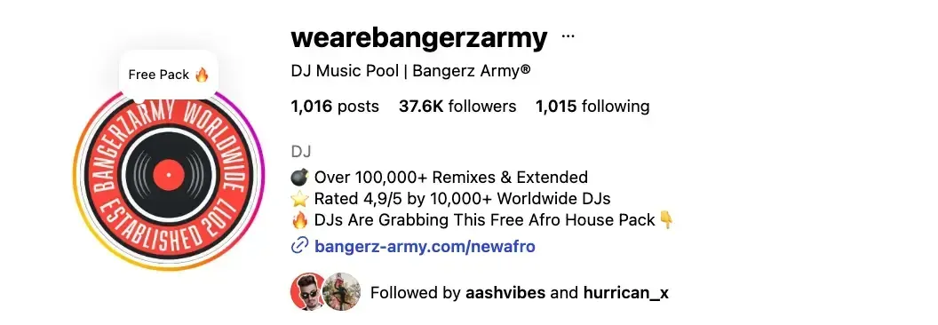 Instagram Screenshot