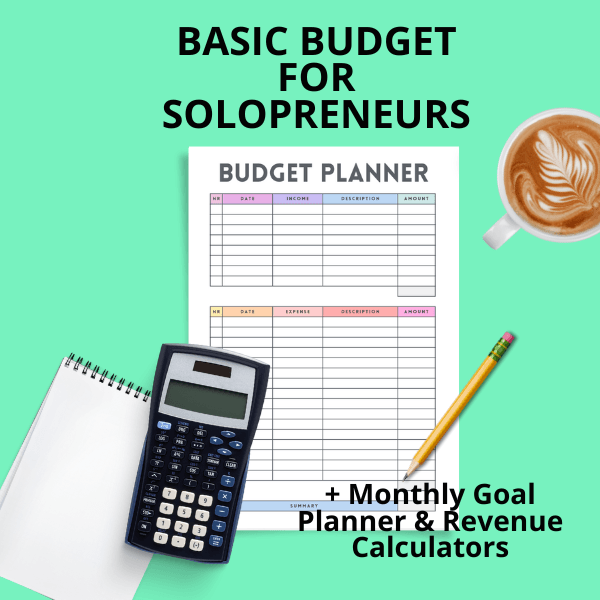 Basic Budget for Solopreneurs + Revenue Calculator