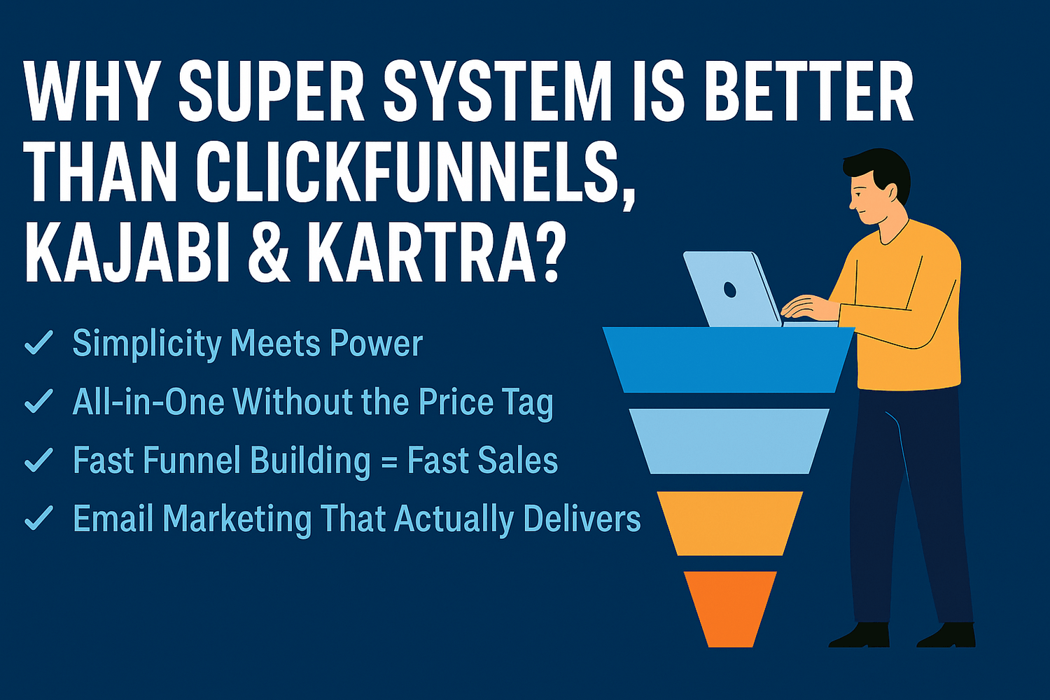 Why Super System Is Better Than ClickFunnels, Kajabi & Kartra?
