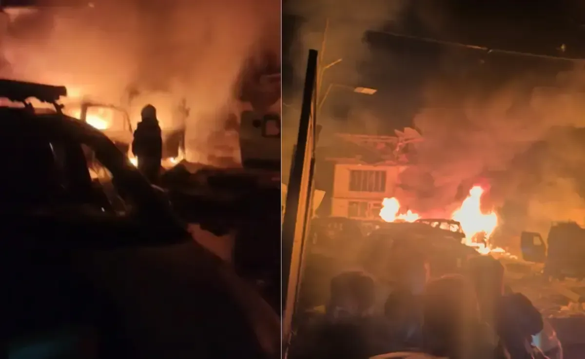 Massive Explosion at Nowgam Police Station in Srinagar