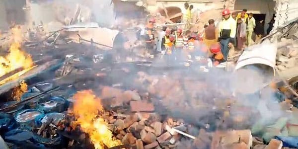 Massive Explosion in Faisalabad Glue Factory Causes Building Collapse: Death Toll Rises Across Reports