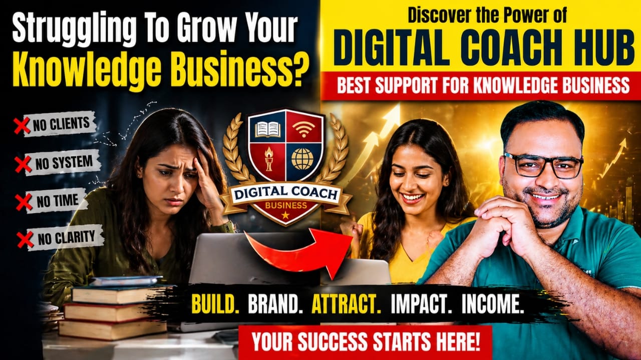 Digital COach Hub in INdia hub of Coaches Experts Trainers Consultants