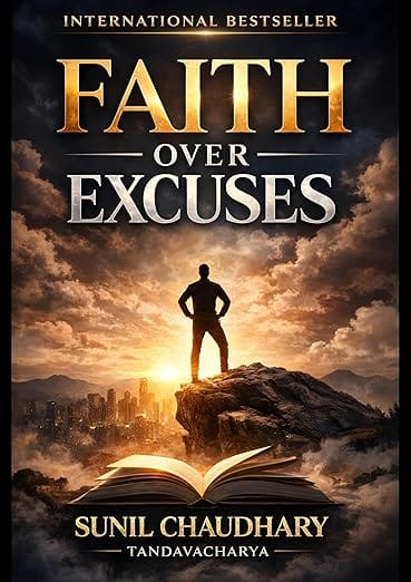 Book Faith Over Excuses by Sunil Chaudhary Digital COach Business mentor