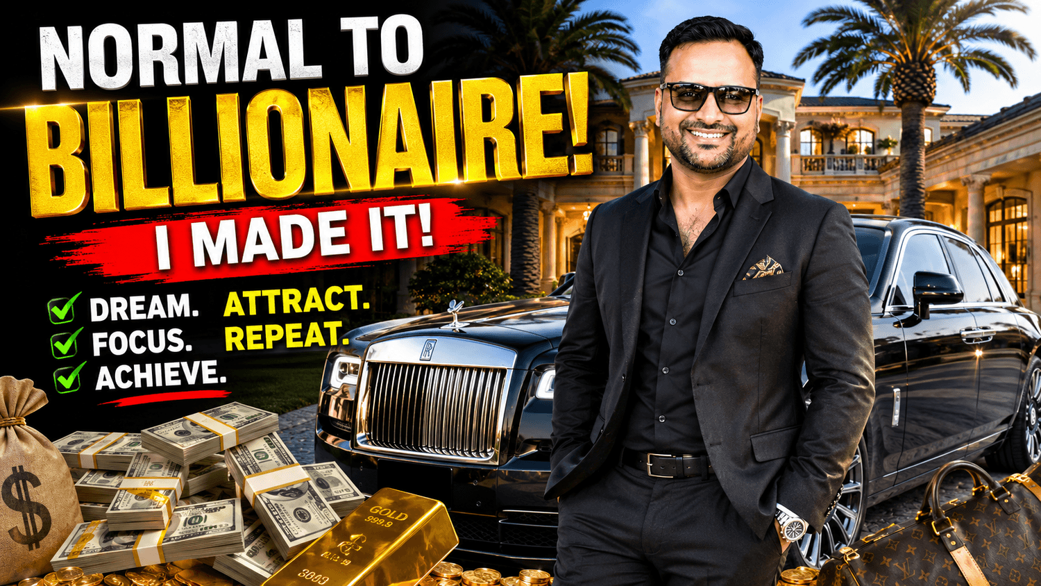 Sunil Chaudhary Billionnaire Dream Focus Achieve