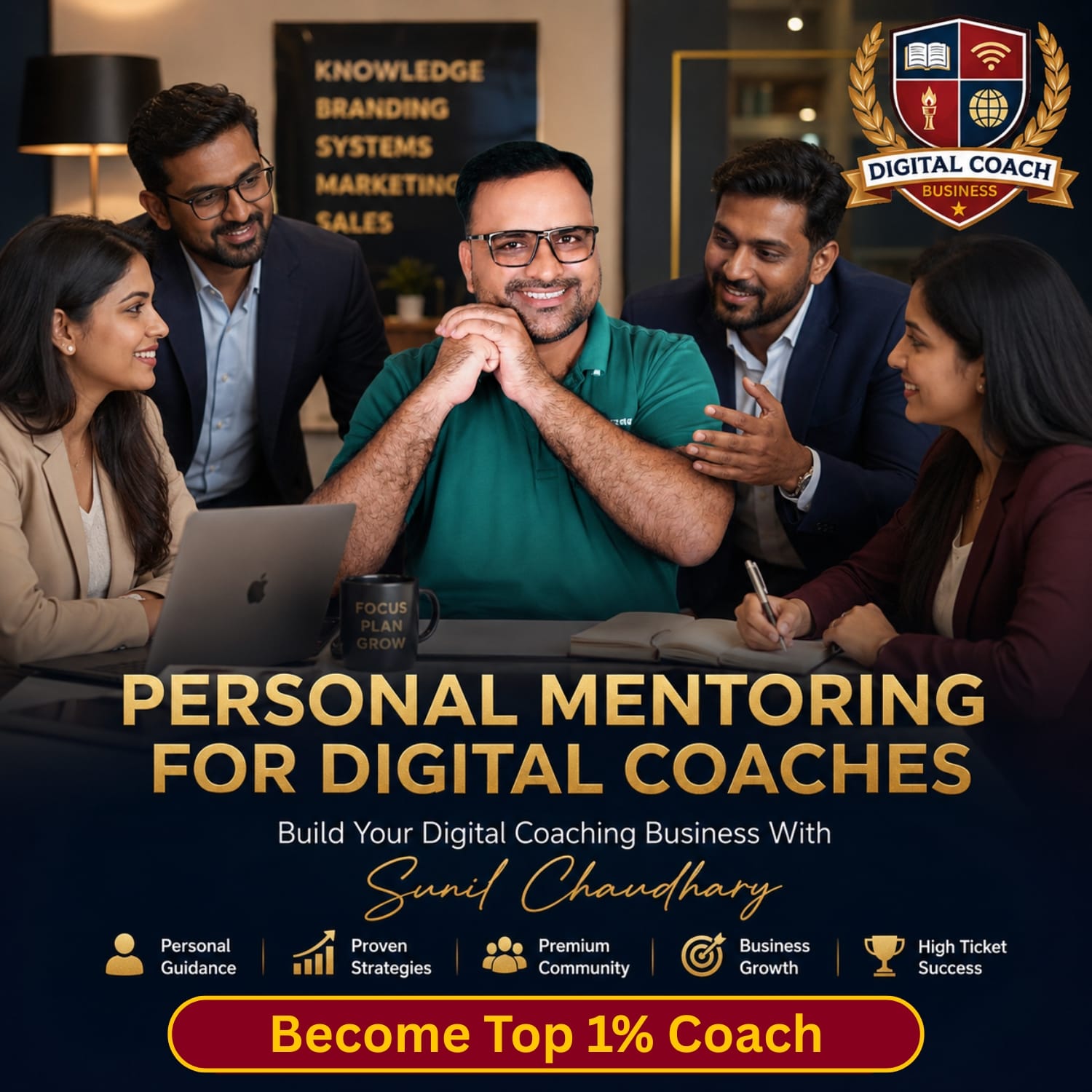 Become Digital Sudarshan Top 1% Digital Coaches with Sunil Chaudhary