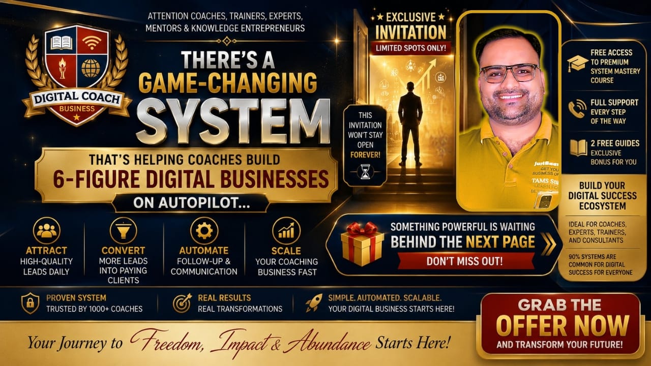 Mind Blowing Offer for Coaches, Experts Trainers, Consultants for Knowledge Business
