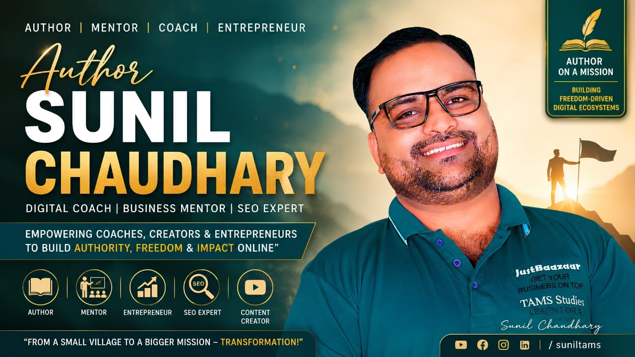 Author Sunil Chaudhary Inspiring Bharat Digital Entrepreneur