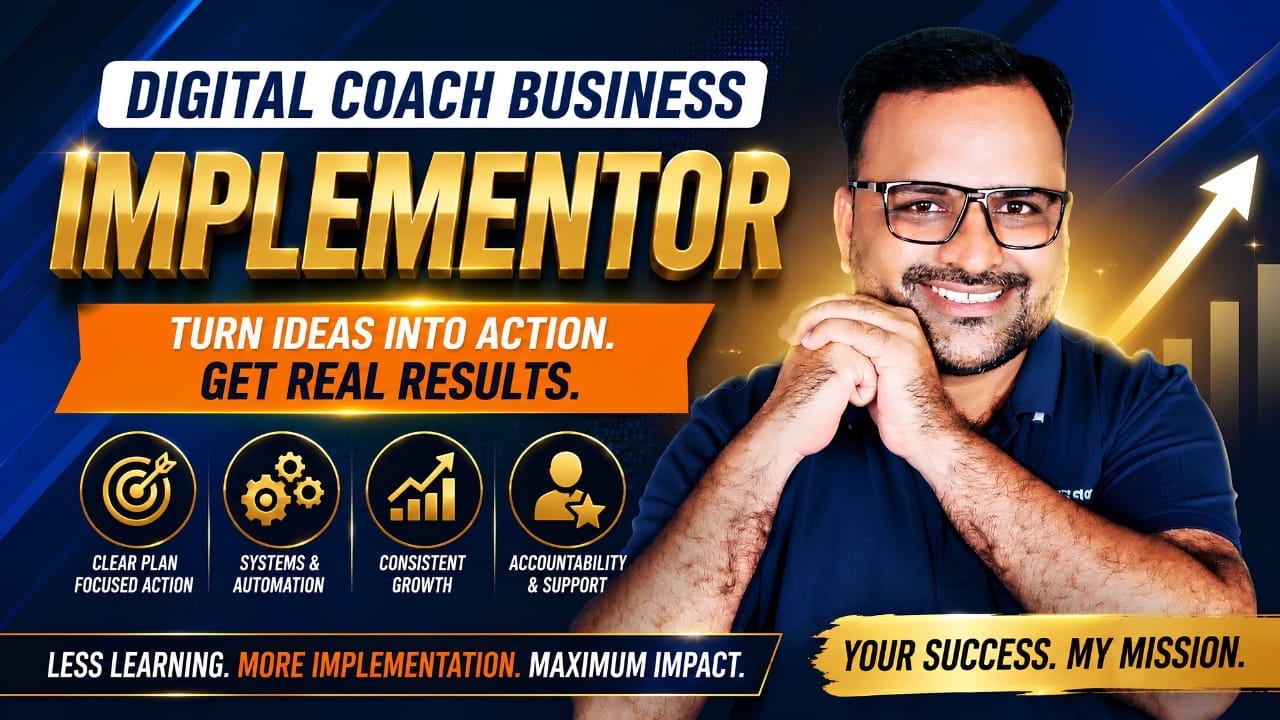 ImpleMentor Coach Sunil Chaudhary Leading Digital Coach Business Mentor