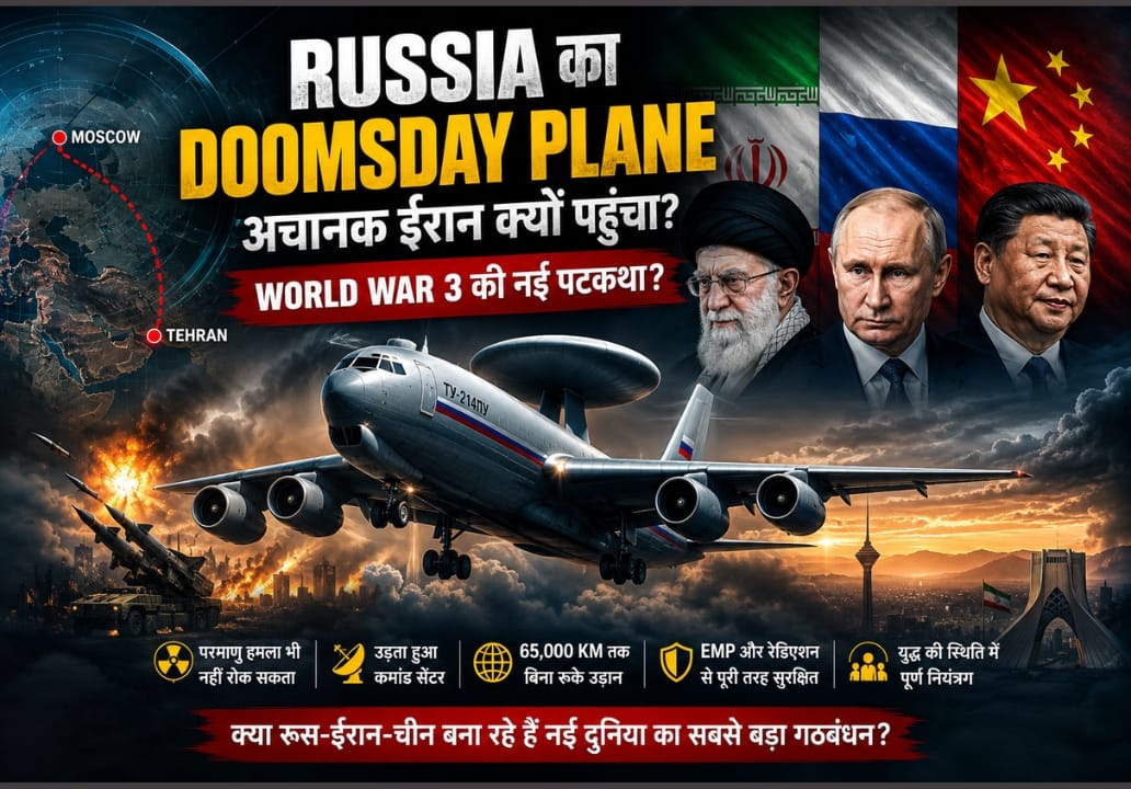 रूस का Doomsday Plane अचानक ईरान क्यों पहुंचा? क्या World War 3 की नई पटकथा लिखी जा रही है?
