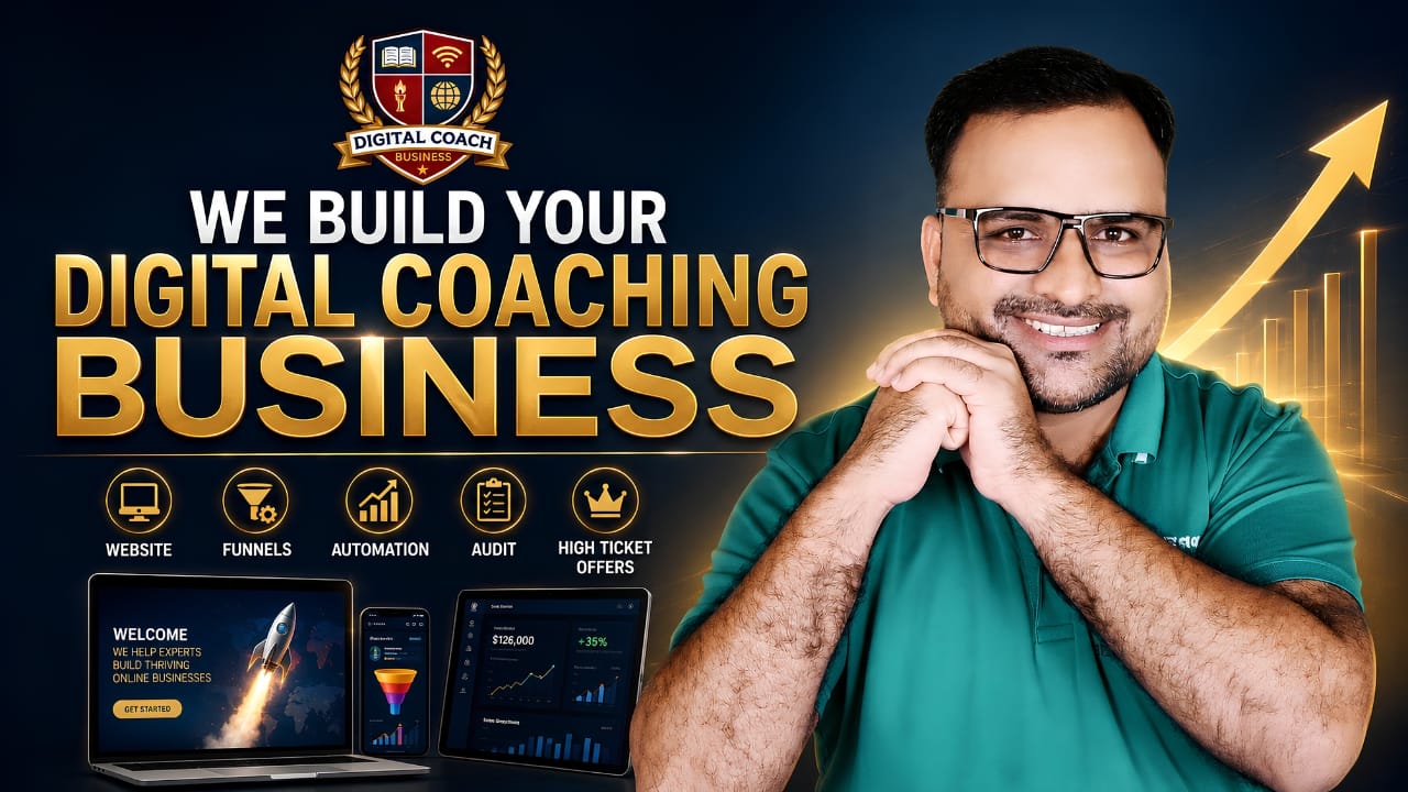 Build your digital coaching business with Full Support and Handholding, Start or Create High Ticket Offers