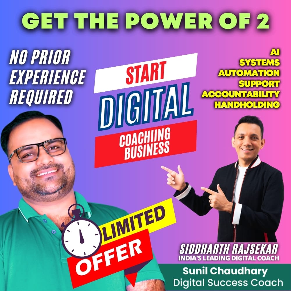 Launch Your Digital Coaching Business with India's Top 2 Digital Coaches