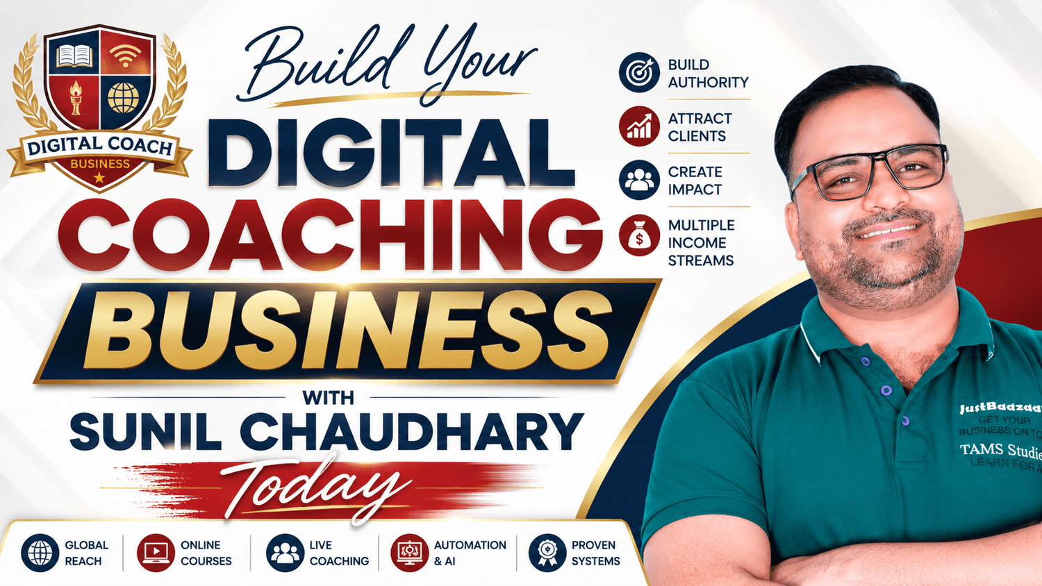 Learn how to build a profitable Digital Coaching Business with Sunil Chaudhary using AI, SEO, branding, automation, and proven systems.