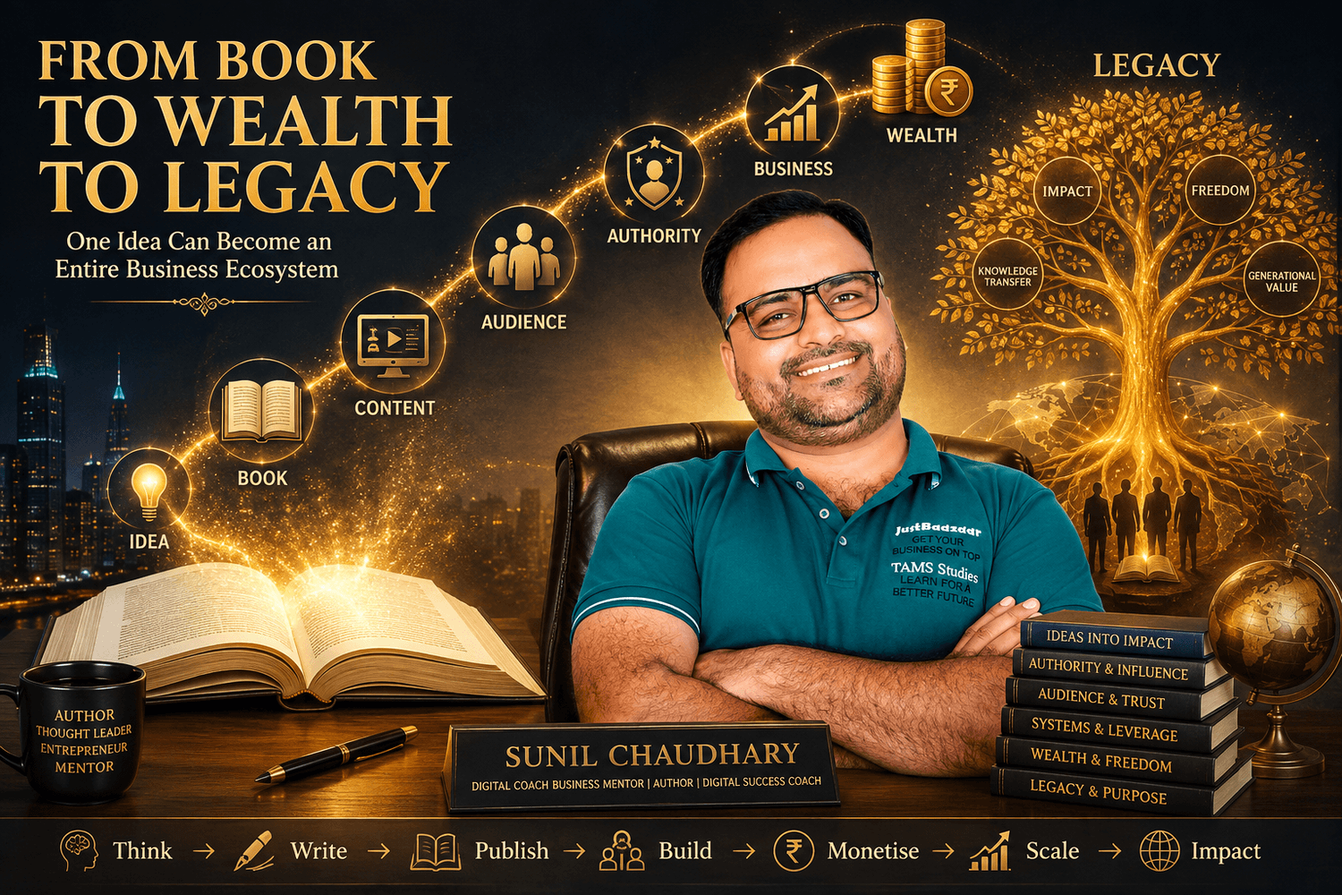 From publishing a book to building wealth through intellectual property audience personal branding business systems and long term legacy