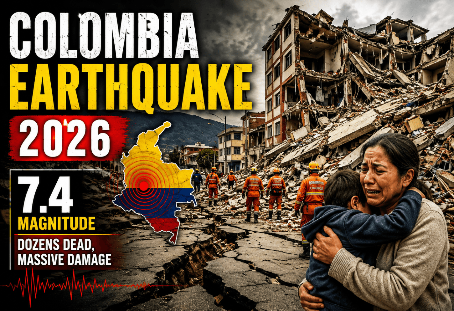 Colombia Earthquake 2026: Powerful 7.4 Quake Strikes