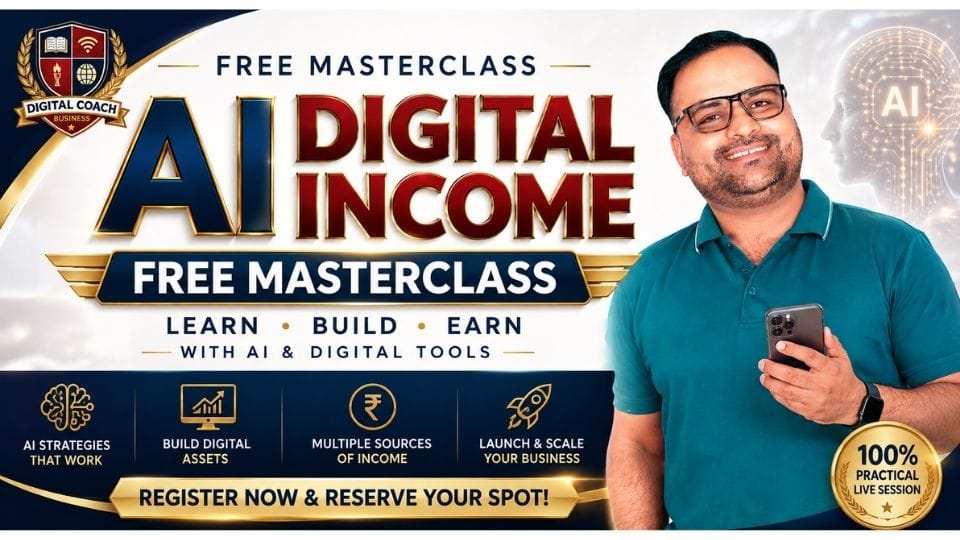 AI Digital Income FREE Masterclass