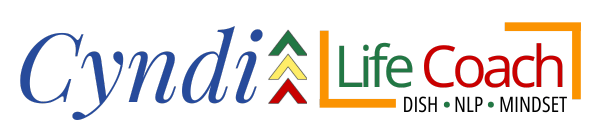 Cyndi Life Coach logo with DISH, NLP and Mindset
