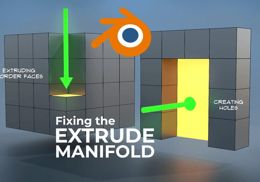Extured Tools How to fix the Extrude Manifold feature in Blender