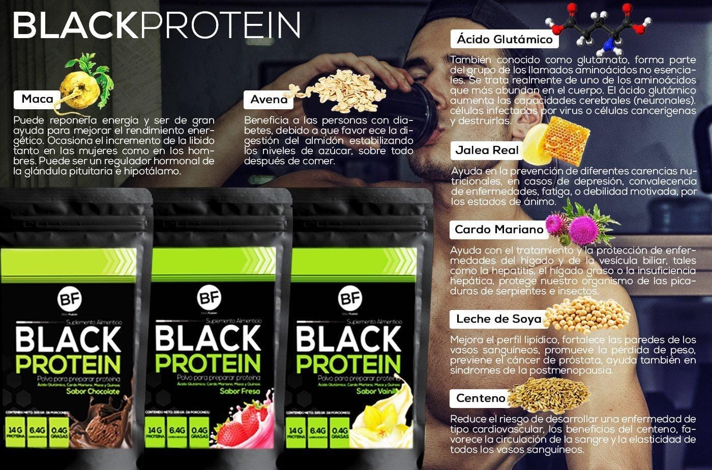 Linea Protein De Black Fusion Black Protein 2