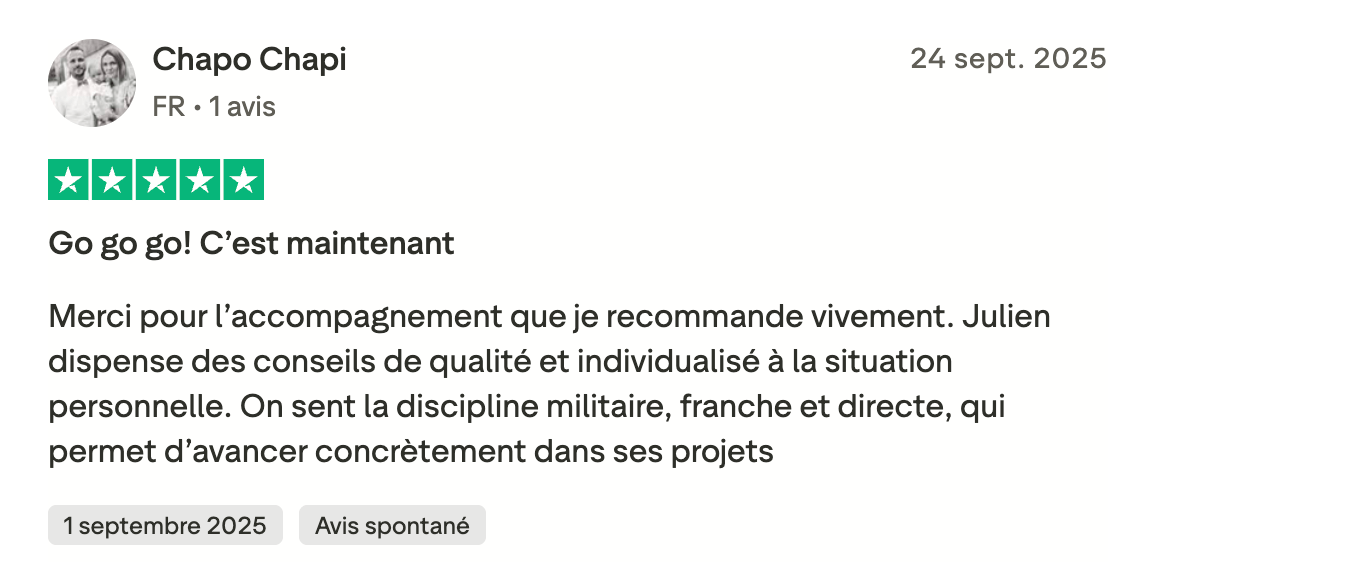 Témoignage client
