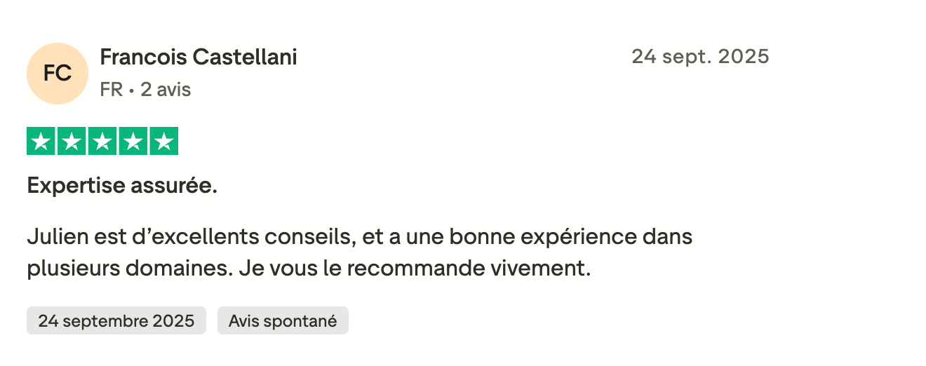 Témoignage client