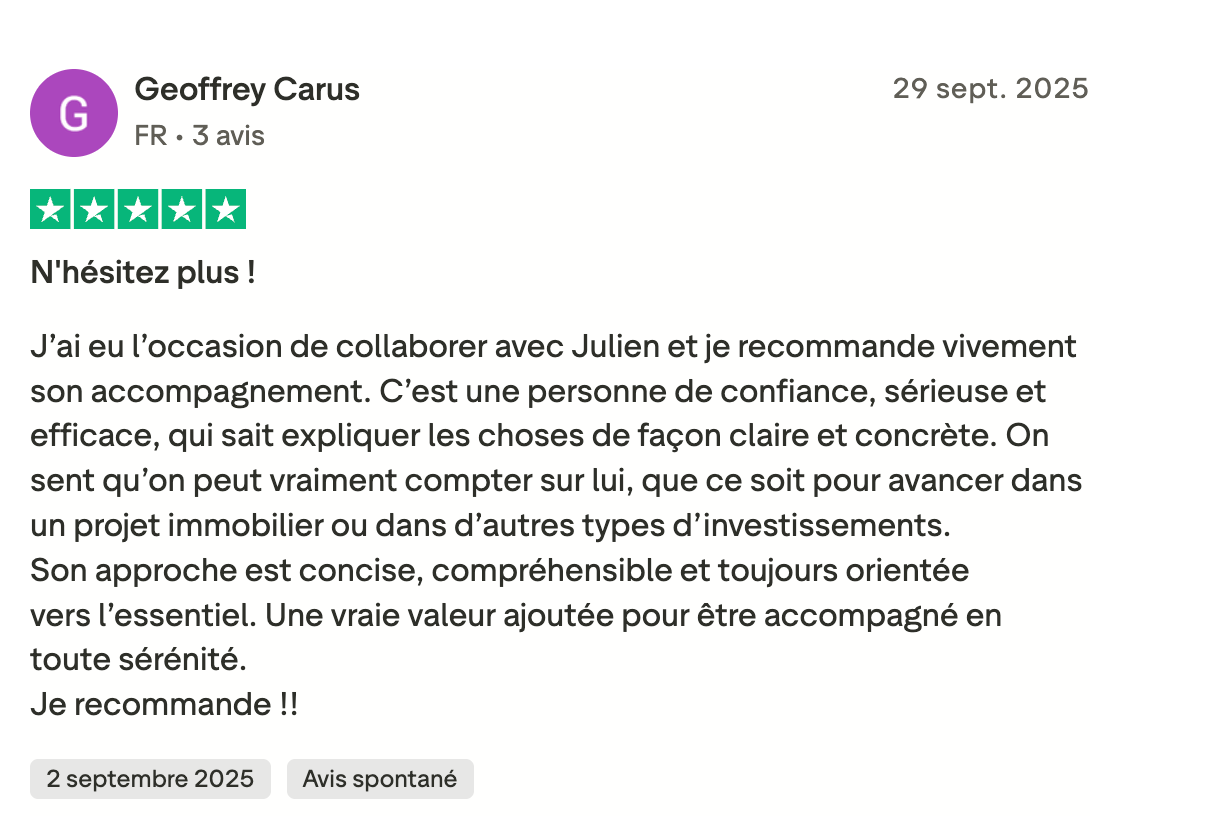 Témoignage client