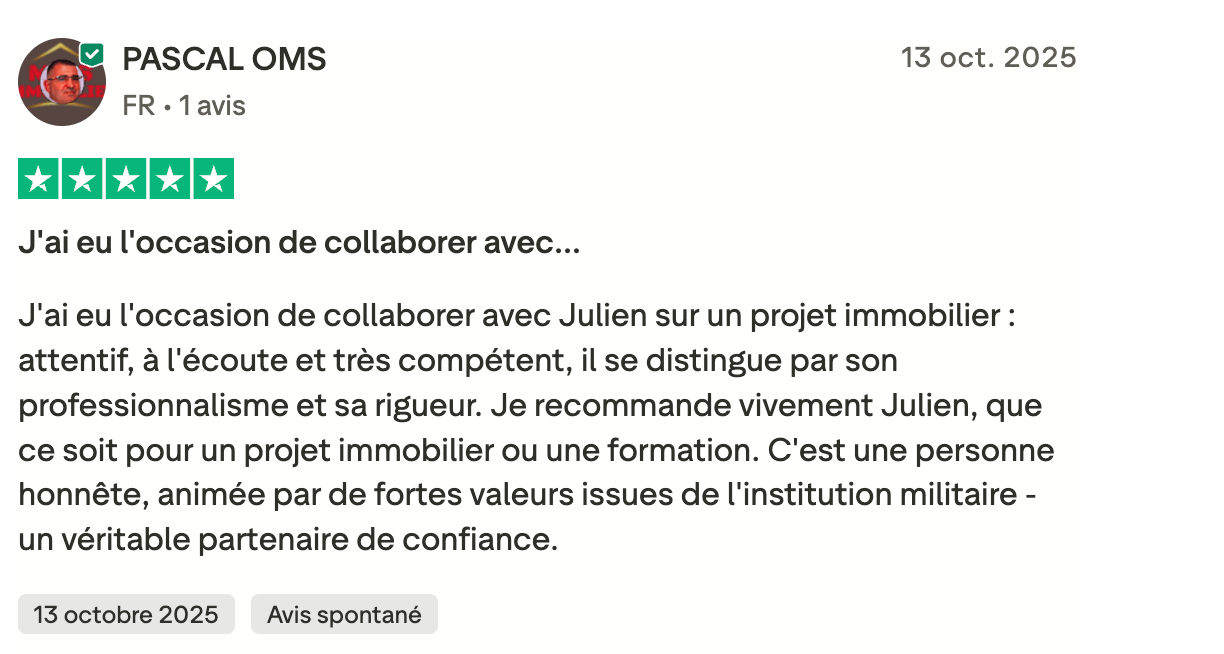 Témoignage client