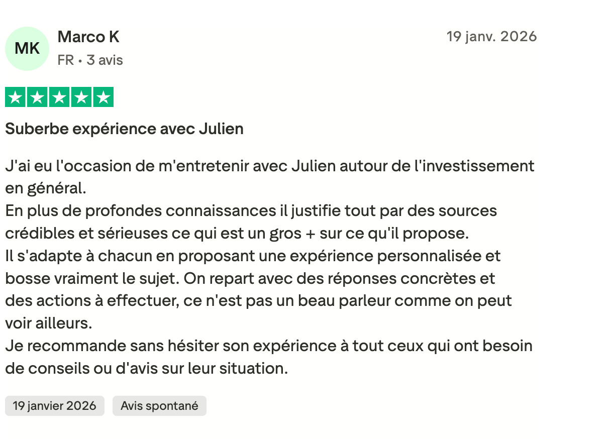 Témoignage client