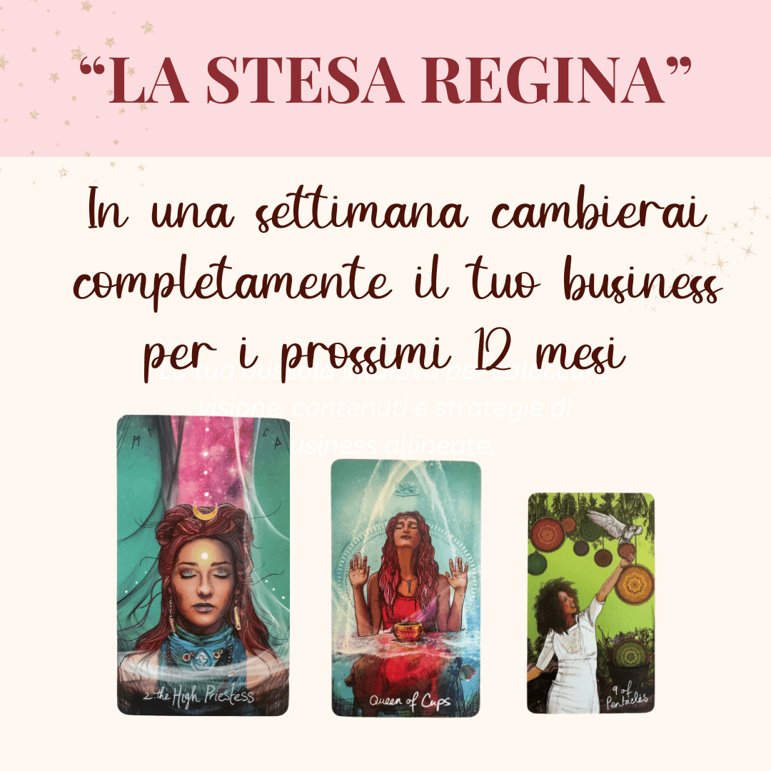 LA STESA REGINA - Perfetta se hai perso la connessione con il tuo lavoro