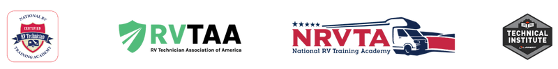 NRVTA RVTAA Lippert Technical Institute certifications.