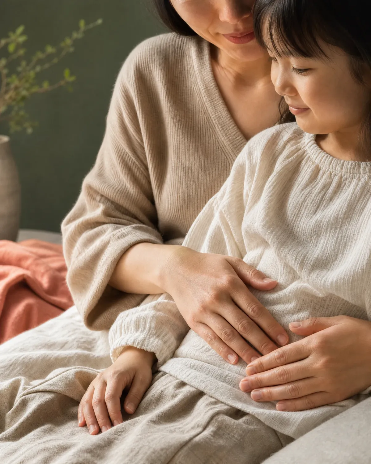 親子の穏やかな時間