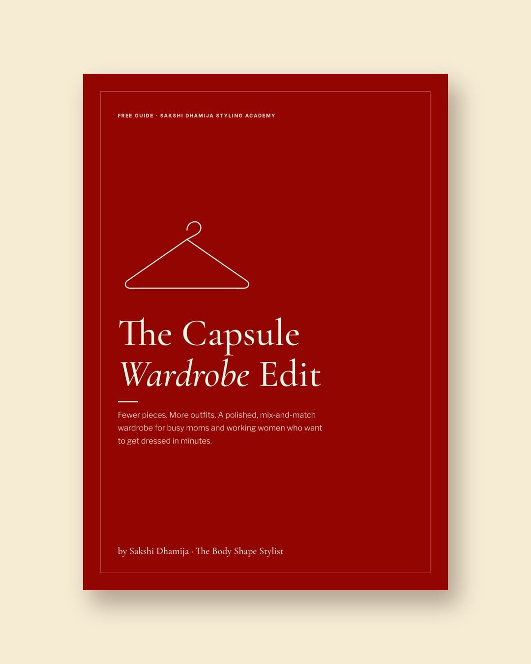 The Capsule Wardrobe Edit free guide